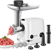 AFRA Meat Grinder, 1200w, 3 Cutting Discs, Aluminum Construction